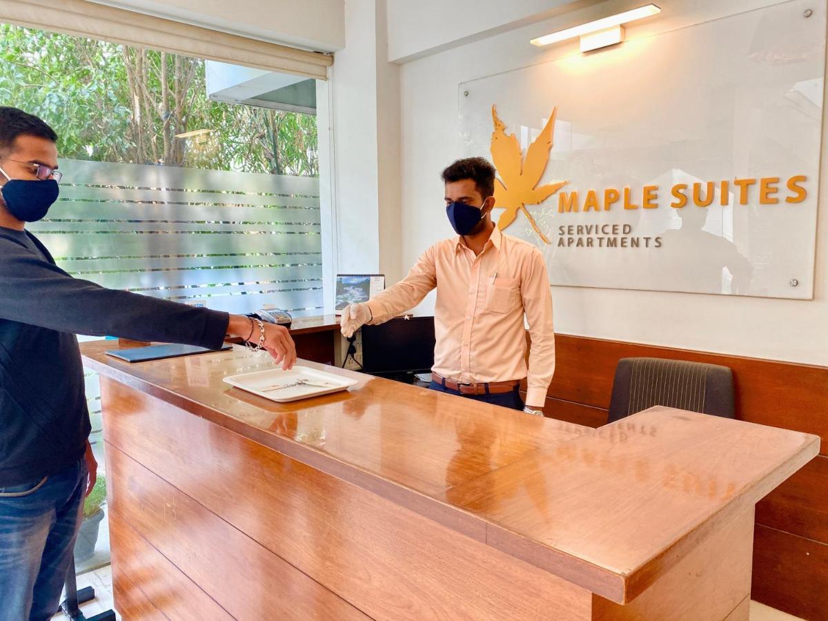 Maple Suites, Serviced Apartments Bangalore Buitenkant foto